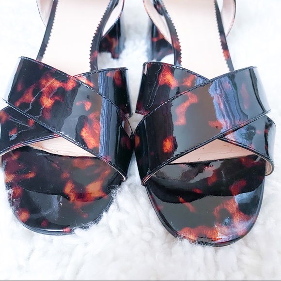 J. Crew Tortoise Penny Block Heel Sandals - Picture 6 of 7